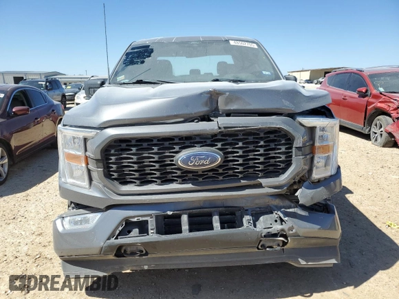 2021 Ford F-150 XL with VIN 1FTEW1EP3MKE81596, listed as a Copart auction lot 48502705 with 38,850 mi miles and Salvage title. Bid and sale history available at DreamBid. Image 5.