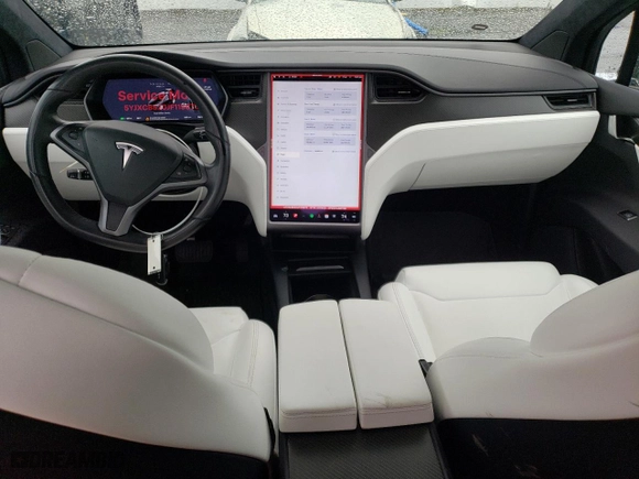 2018 Tesla Model X 75D with VIN 5YJXCBE20JF119875, listed as a Copart auction lot 50772175 with 48,805 mi miles and Salvage Title. Bid and sale history available at carsss.com. Image 8.