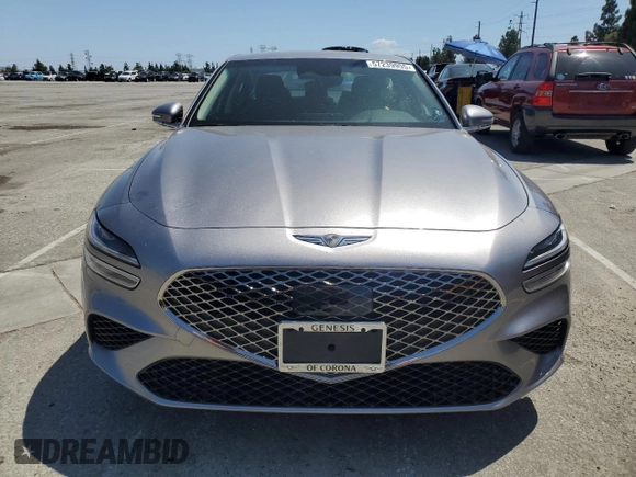 2025 Genesis G70 2.5T с VIN KMTG34SC2SU147812, выставлен на аукционе Copart как лот 57239905 с пробегом 4 170 миль миль и Списание • Salvage title. История ставок и продаж доступна на DreamBid. Изображение 5.