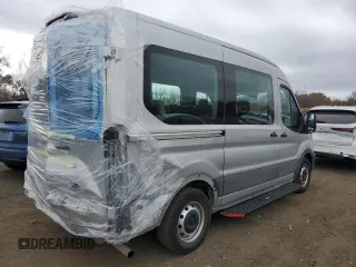 2021 Ford Transit Passenger XL with VIN 1FDZK1C82MKA81226, listed as a Copart auction lot 76893224 with 22,679 mi miles and Salvage Title. Bid and sale history available at DreamBid. Image 3.