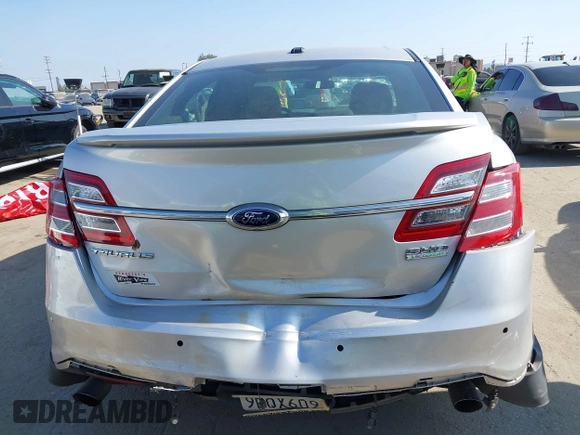 2014 Ford Taurus SHO with VIN 1FAHP2KT8EG123342, listed as a IAAI auction lot 42095390 with 142,957 mi miles. Bid and sale history available at carsss.com. Image 16.