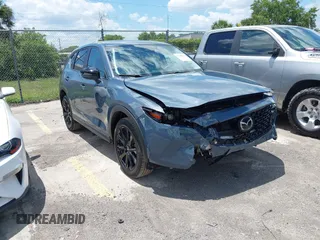 2024 Mazda CX-5 S Carbon Edition with VIN JM3KFBCL3R0505477, listed as a IAAI auction lot 42245851 with 17,954 mi miles and . Bid and sale history available at DreamBid. Image 1.