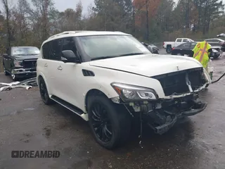 2017 Infiniti QX80 with VIN JN8AZ2NE3H9156278, listed as a IAAI auction lot 41058069 with Not Provided miles. Bid and sale history available at carsss.com. Image 1.