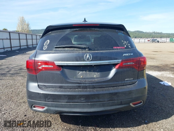 2014 Acura MDX Tech Pkg with VIN 5FRYD4H4XEB021743, listed as a IAAI auction lot 42034827 with 249,440 mi miles. Bid and sale history available at carsss.com. Image 17.