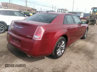 2014 Chrysler 300 with VIN 2C3CCAGG9EH222749, listed as a IAAI auction lot 41856705 with 159,866 mi miles. Bid and sale history available at carsss.com. Image 4.