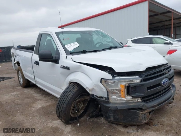 2019 Ford F-150 XL with VIN 1FTMF1CB3KKE16540, listed as a IAAI auction lot 41572630 with 73,954 mi miles. Bid and sale history available at carsss.com. Image 1.