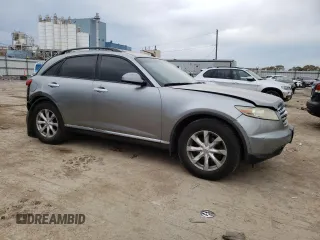 2006 Infiniti FX35 with VIN JNRAS08U96X100622, listed as a Copart auction lot 76972524 with 212,591 mi miles and Salvage Title. Bid and sale history available at carsss.com. Image 4.