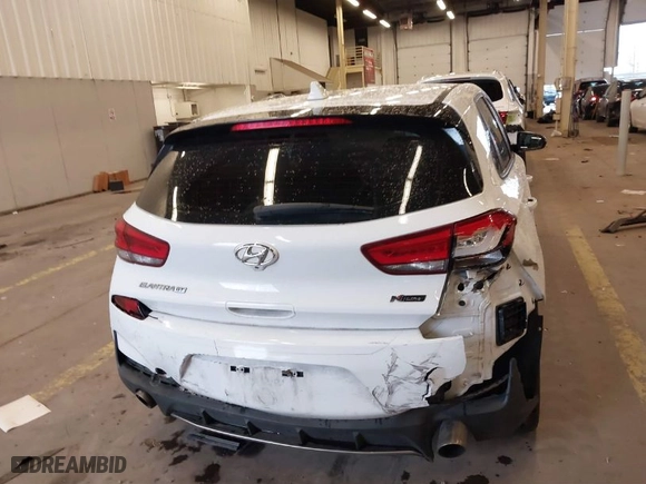 2020 Hyundai Elantra GT N Line with VIN KMHH55LC9LU127717, listed as a IAAI auction lot 41635321 with 71,667 mi miles. Bid and sale history available at carsss.com. Image 16.