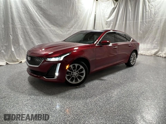 2020 Cadillac CT5 Premium Luxury with VIN 1G6DT5RK5L0124587, listed as a Copart auction lot 54260185 with 17,544 mi miles and Clean Title. Bid and sale history available at carsss.com. Image 2.