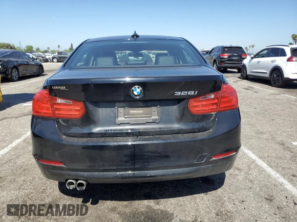 2014 BMW 3 Series 328i with VIN WBA3C1G56ENR49944, listed as a Copart auction lot 60330895 with 50,692 mi miles and Salvage title. Bid and sale history available at DreamBid. Image 6.