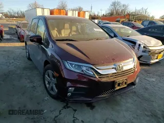 2019 Honda Odyssey EX with VIN 5FNRL6H52KB134725, listed as a Copart auction lot 42708325 with Not Provided miles and Salvage Title. Bid and sale history available at carsss.com. Image 12.
