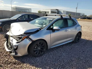 2023 Toyota Corolla Hatchback XSE with VIN JTNC4MBE3P3212414, listed as a Copart auction lot 72445644 with 8,155 mi miles and Salvage Title. Bid and sale history available at carsss.com. Image 1.