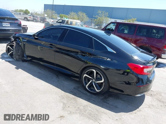 2022 Honda Accord Sport with VIN 1HGCV3F28NA034845, listed as a IAAI auction lot 42462260 with 69,163 mi miles and . Bid and sale history available at DreamBid. Image 3.