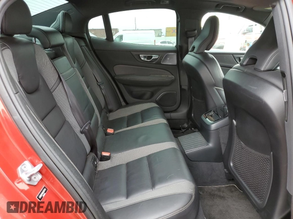 2019 Volvo S60 R-Design with VIN 7JRBR0FM9KG017741, listed as a Copart auction lot 49541025 with 51,331 mi miles and Salvage Title. Bid and sale history available at carsss.com. Image 10.