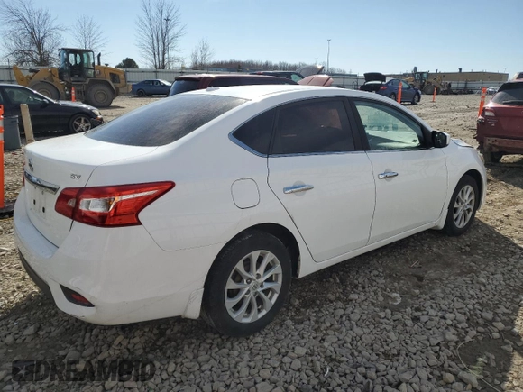 2019 Nissan Sentra SV with VIN 3N1AB7AP6KY241883, listed as a Copart auction lot 49120605 with 101,153 mi miles and Non Repairable. Bid and sale history available at DreamBid. Image 3.