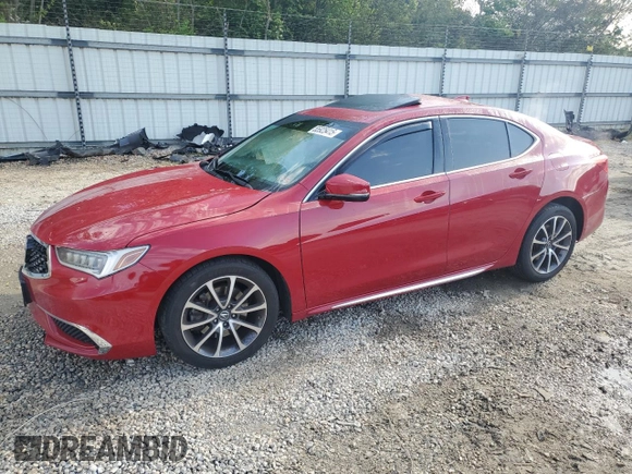 2018 Acura TLX Technology z VIN 19UUB2F5XJA009814, wystawiony jako Copart lot #55925415 z przebiegiem 88 007 mil mil oraz Szkoda całkowita • Salvage title. Historia ofert i sprzedaży dostępna na DreamBid. Obrazek 1.