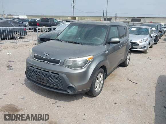 2014 Kia Soul with VIN KNDJN2A20E7072753, listed as a IAAI auction lot 41802683 with 147,357 mi miles. Bid and sale history available at carsss.com. Image 2.