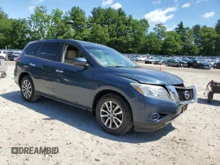 2014 Nissan Pathfinder S with VIN 5N1AR2MM6EC624129, listed as a Copart auction lot 60965635 with 88,206 mi miles and Clean title. Bid and sale history available at DreamBid. Image 4.