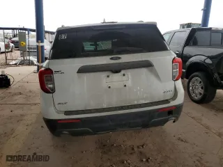 2022 Ford Explorer XLT with VIN 1FMSK8DH5NGC02635, listed as a Copart auction lot 45034575 with 71,718 mi miles and Salvage Title. Bid and sale history available at carsss.com. Image 6.