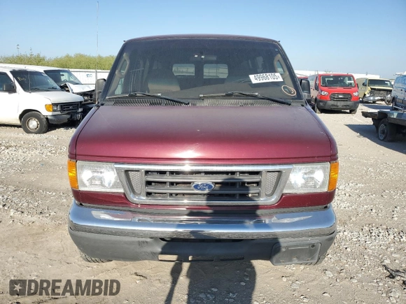 2005 Ford Econoline Passenger XL с VIN 1FBNE31L25HA98706, выставлен на аукционе Copart как лот 49968105 с пробегом 186 670 миль миль и Списание • Salvage title. История ставок и продаж доступна на DreamBid. Изображение 5.