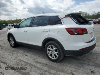 2013 Mazda CX-9 Sport with VIN JM3TB3BV2D0418025, listed as a Copart auction lot 55466635 with 91,402 mi miles and Salvage title. Bid and sale history available at DreamBid. Image 2.