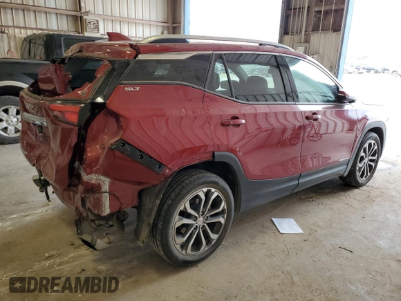 2020 GMC Terrain SLT with VIN 3GKALPEX9LL208769, listed as a Copart auction lot 50051835 with 17,498 mi miles and Salvage Title. Bid and sale history available at carsss.com. Image 3.