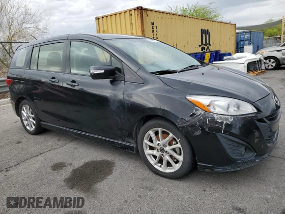 2013 Mazda 5 Touring with VIN JM1CW2CL7D0148794, listed as a Copart auction lot 55446765 with 201,985 mi miles and Clean Title. Bid and sale history available at DreamBid. Image 4.