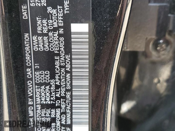 2015 Volvo XC60 T5 Drive-E Premier Plus with VIN YV440MDC4F2570848, listed as a Copart auction lot 75223344 with 210,537 mi miles and Salvage Title. Bid and sale history available at DreamBid. Image 14.