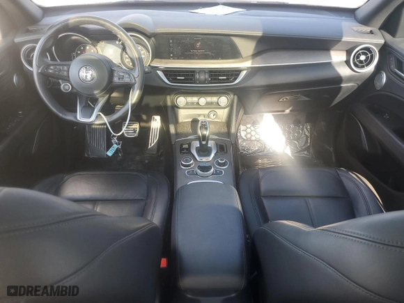 2022 Alfa Romeo Stelvio Ti with VIN ZASPAKBN8N7D29373, listed as a Copart auction lot 85424324 with 50,926 mi miles and Salvage Title. Bid and sale history available at carsss.com. Image 8.