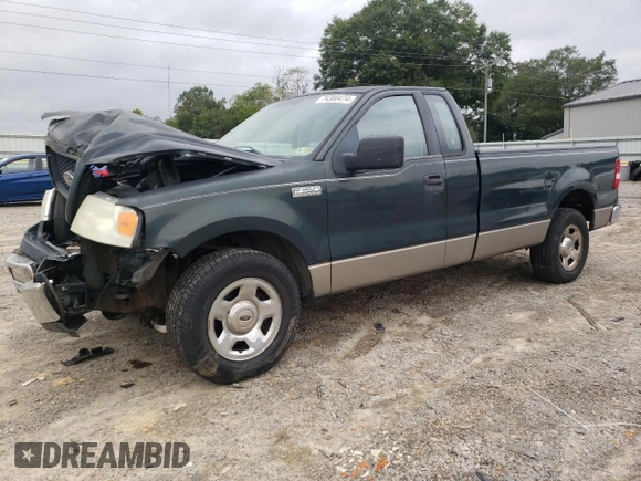 2005 Ford F-150 XL with VIN 1FTPF12585NA63952, listed as a Copart auction lot 74300474 with 98,379 mi miles and Salvage Title. Bid and sale history available at carsss.com. Image 1.