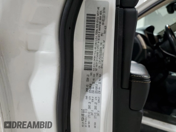 2016 Jeep Cherokee Limited with VIN 1C4PJMDS3GW328244, listed as a Copart auction lot 52096305 with 63,010 mi miles and Salvage title. Bid and sale history available at DreamBid. Image 13.