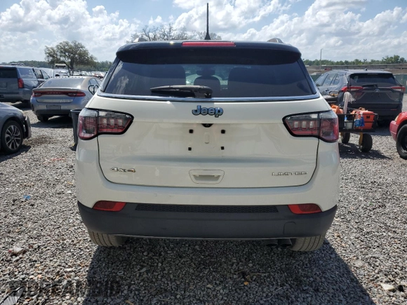 2018 Jeep Compass Limited with VIN 3C4NJDCB3JT402168, listed as a Copart auction lot 55512445 with 49,832 mi miles and Salvage Title. Bid and sale history available at DreamBid. Image 6.