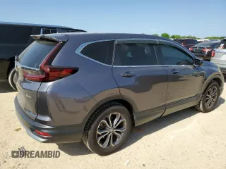 2022 Honda CR-V EX-L z VIN 7FARW1H89NE004129, wystawiony jako Copart lot #52430695 z przebiegiem 57 185 mil mil oraz Czysty tytuł • Clean title. Historia ofert i sprzedaży dostępna na DreamBid. Obrazek 3.