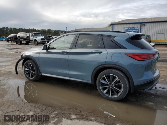 2024 Infiniti QX50 Sport with VIN 3PCAJ5FA2RF107869, listed as a Copart auction lot 82900624 with 545 mi miles and Salvage title. Bid and sale history available at DreamBid. Image 2.