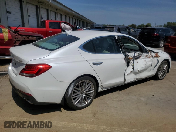 2020 Genesis G70 2.0T с VIN KMTG64LA6LU062350, выставлен на аукционе Copart как лот 68946374 с пробегом 27 480 миль миль и Списание • Salvage title. История ставок и продаж доступна на DreamBid. Изображение 3.
