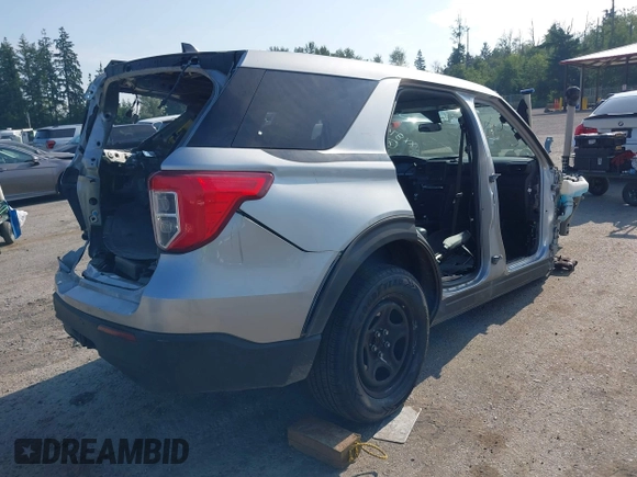 2020 Ford Police Interceptor z VIN 1FM5K8AC1LGC94166, wystawiony jako IAAI lot #42526680 z przebiegiem Nie podano mil oraz . Historia ofert i sprzedaży dostępna na DreamBid. Obrazek 4.