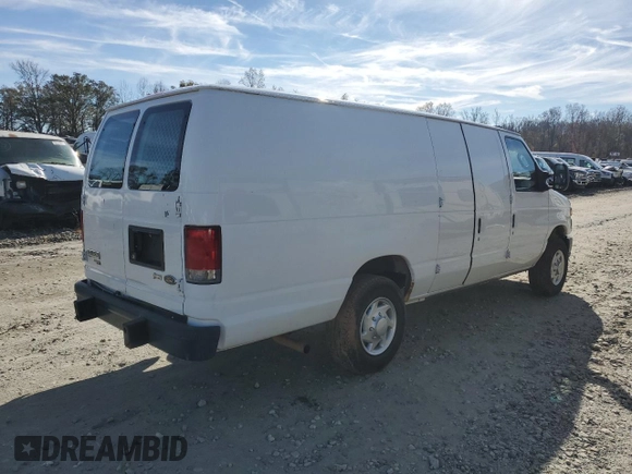 2014 Ford Econoline Cargo Commercial z VIN 1FTNS2EW6EDA15997, wystawiony jako Copart lot #82108024 z przebiegiem 146 982 mil mil oraz Szkoda całkowita • Salvage title. Historia ofert i sprzedaży dostępna na DreamBid. Obrazek 3.