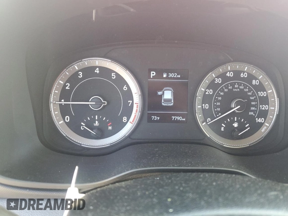 2022 Hyundai Venue Limited with VIN KMHRC8A35NU192887, listed as a Copart auction lot 59041985 with 7,790 mi miles and Salvage title. Bid and sale history available at DreamBid. Image 9.