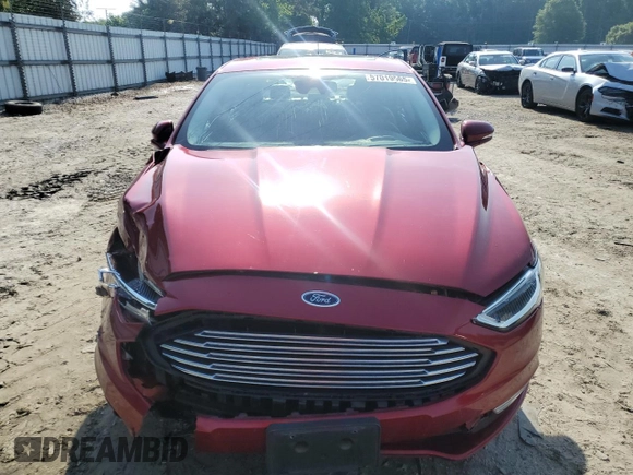 2017 Ford Fusion Titanium с VIN 3FA6P0D96HR208223, выставлен на аукционе Copart как лот 57019565 с пробегом 73 211 миль миль и Списание • Salvage title. История ставок и продаж доступна на DreamBid. Изображение 5.