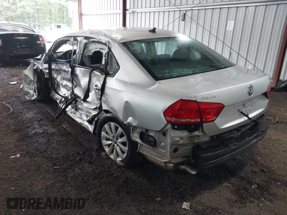 2014 Volkswagen Passat S with VIN 1VWAT7A33EC104563, listed as a IAAI auction lot 42471984 with 122,926 mi miles and . Bid and sale history available at DreamBid. Image 3.