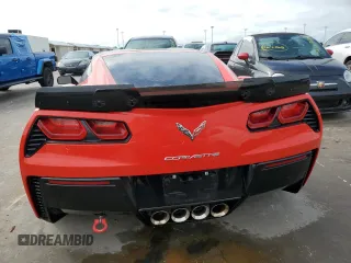 2017 Chevrolet Corvette Grand Sport 2LT with VIN 1G1YX2D77H5111816, listed as a Copart auction lot 74997504 with 19,891 mi miles and Non Repairable. Bid and sale history available at carsss.com. Image 6.