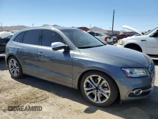 2014 Audi SQ5 Prestige with VIN WA1VGAFP0EA040036, listed as a Copart auction lot 59917334 with 121,482 mi miles and Salvage Title. Bid and sale history available at carsss.com. Image 4.