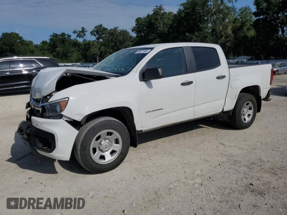 2022 Chevrolet Colorado 2WD Work Truck with VIN 1GCGSBEN2N1123065, listed as a Copart auction lot 59871845 with 94,146 mi miles and Non repairable. Bid and sale history available at DreamBid. Image 1.
