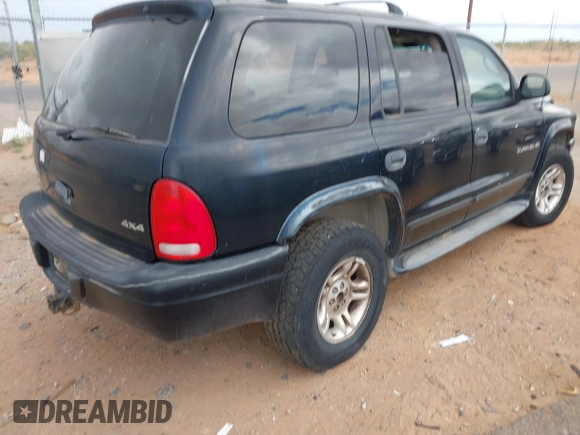 2001 Dodge Durango with VIN 1B4HS28ZX1F599156, listed as a IAAI auction lot 42591755 with 221,802 mi miles and . Bid and sale history available at DreamBid. Image 4.
