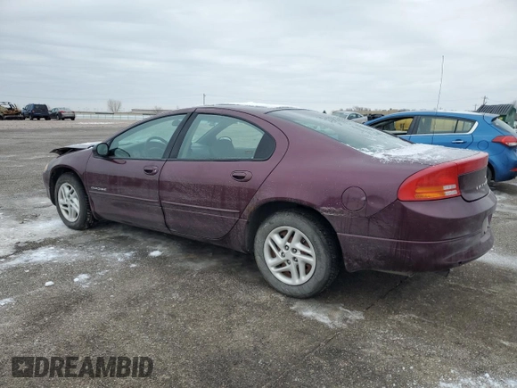 1998 Dodge Intrepid SE with VIN 2B3HD46R9WH239640, listed as a Copart auction lot 88893485 with 74,335 mi miles and Salvage Title. Bid and sale history available at carsss.com. Image 2.
