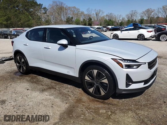 2023 Polestar 2 with VIN YSMEG3KA4PL146472, listed as a Copart auction lot 49918855 with Not Provided miles and Clean Title. Bid and sale history available at DreamBid. Image 4.
