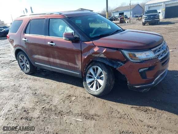 2018 Ford Explorer Limited with VIN 1FM5K7F8XJGA36675, listed as a IAAI auction lot 41537931 with 87,945 mi miles. Bid and sale history available at carsss.com. Image 1.