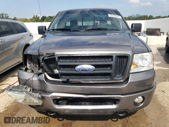 2008 Ford F-150 XL with VIN 1FTRF14V38KC73242, listed as a Copart auction lot 72579034 with 155,310 mi miles and Salvage Title. Bid and sale history available at carsss.com. Image 5.