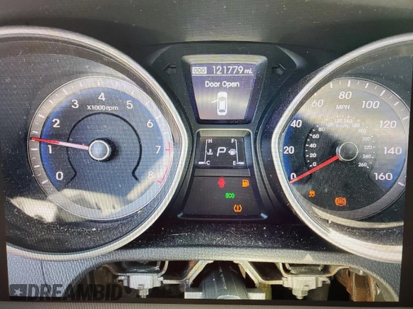 2014 Hyundai Elantra GT with VIN KMHD35LH4EU179436, listed as a Copart auction lot 51795484 with 121,779 mi miles and Salvage Title. Bid and sale history available at carsss.com. Image 9.