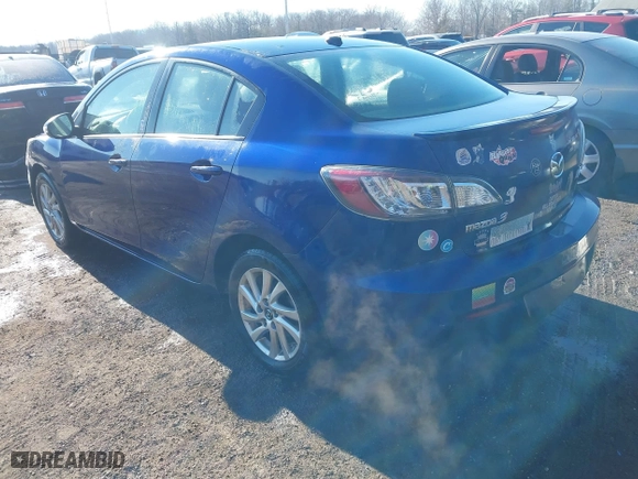 2013 Mazda Mazda3 i Grand Touring with VIN JM1BL1WP6D1774313, listed as a IAAI auction lot 41289254 with 105,283 mi miles. Bid and sale history available at carsss.com. Image 3.
